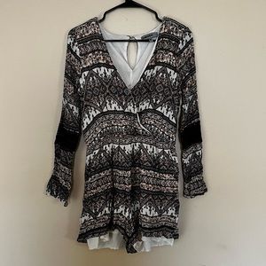 Long Sleeve Romper, Boho Style Romper